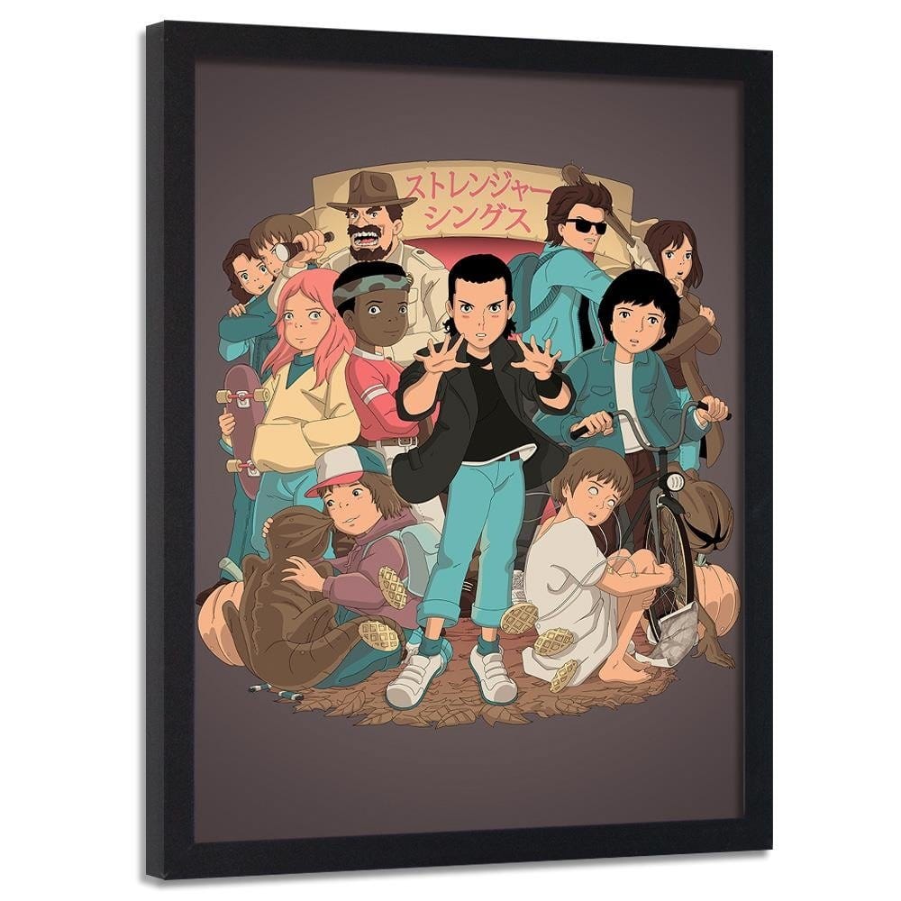 Glezna melnā rāmī - Young Heroes Home Trends