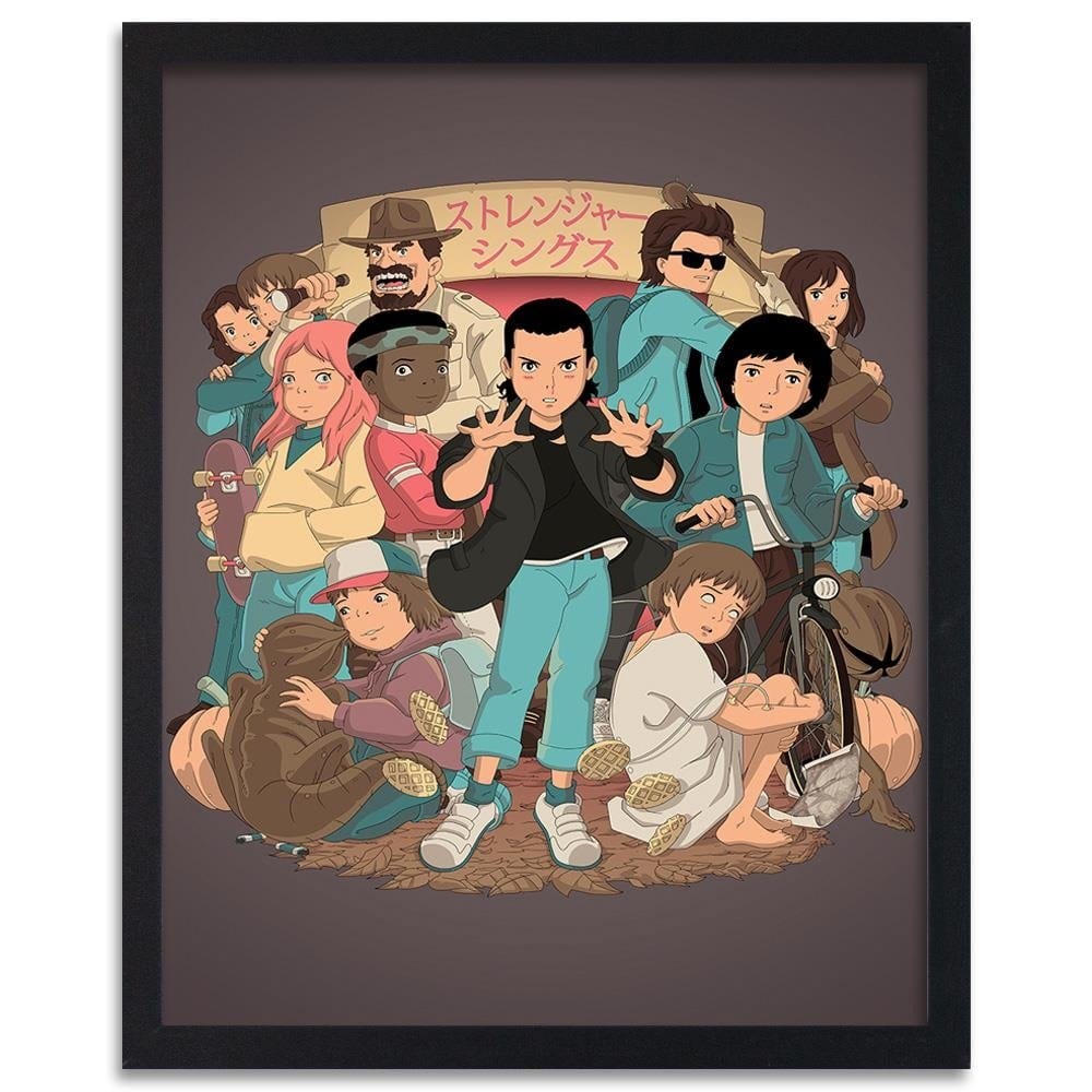 Glezna melnā rāmī - Young Heroes Home Trends