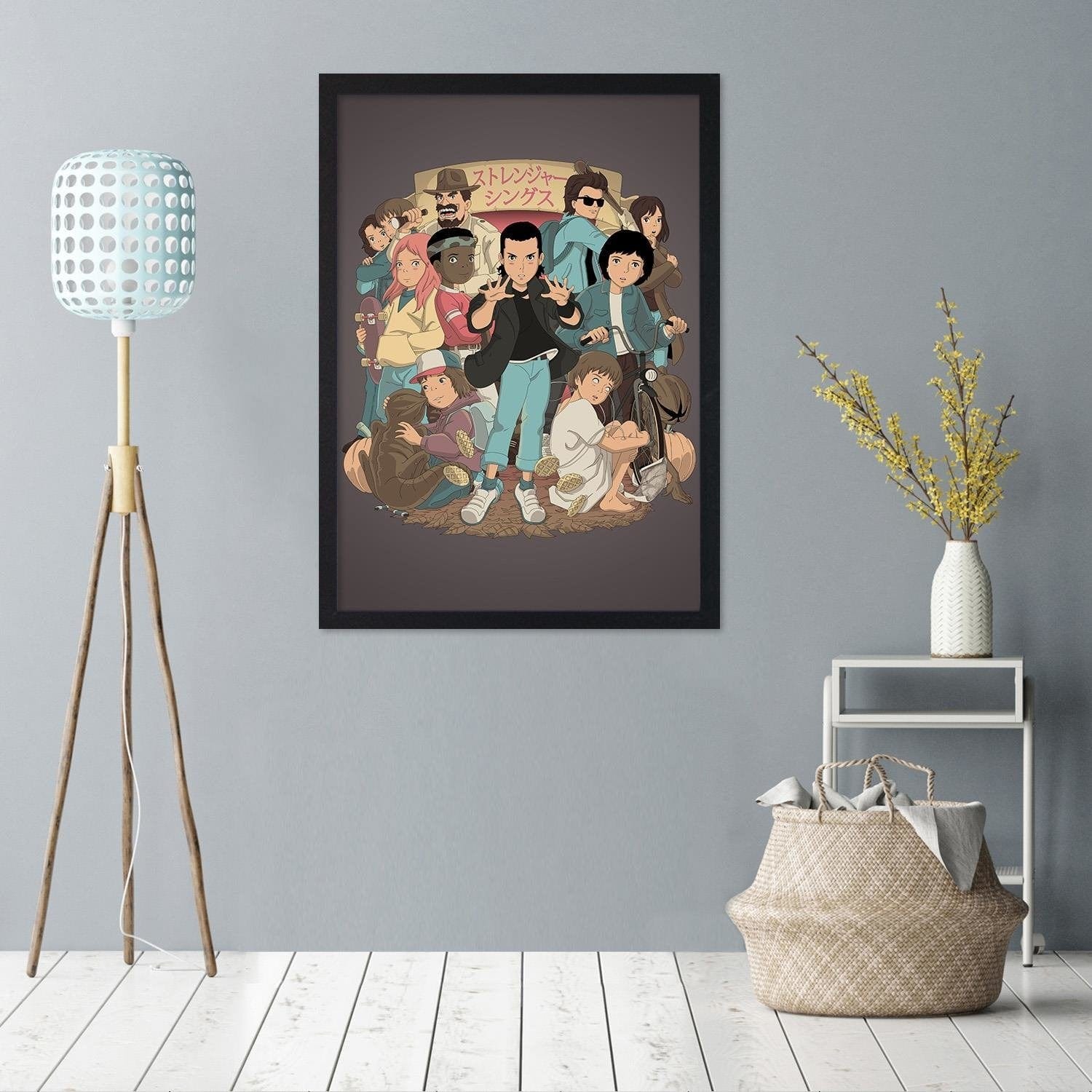 Glezna melnā rāmī - Young Heroes Home Trends