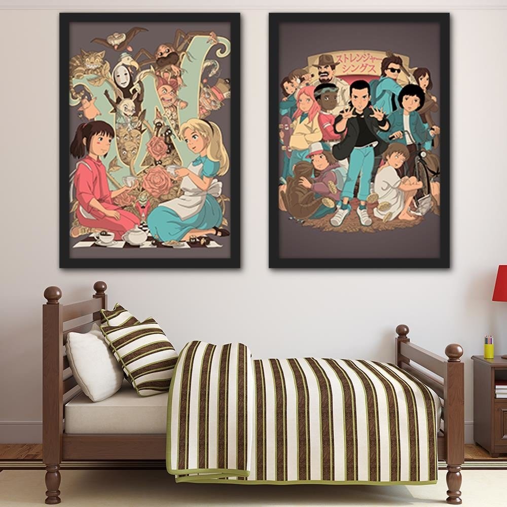 Glezna melnā rāmī - Young Heroes Home Trends