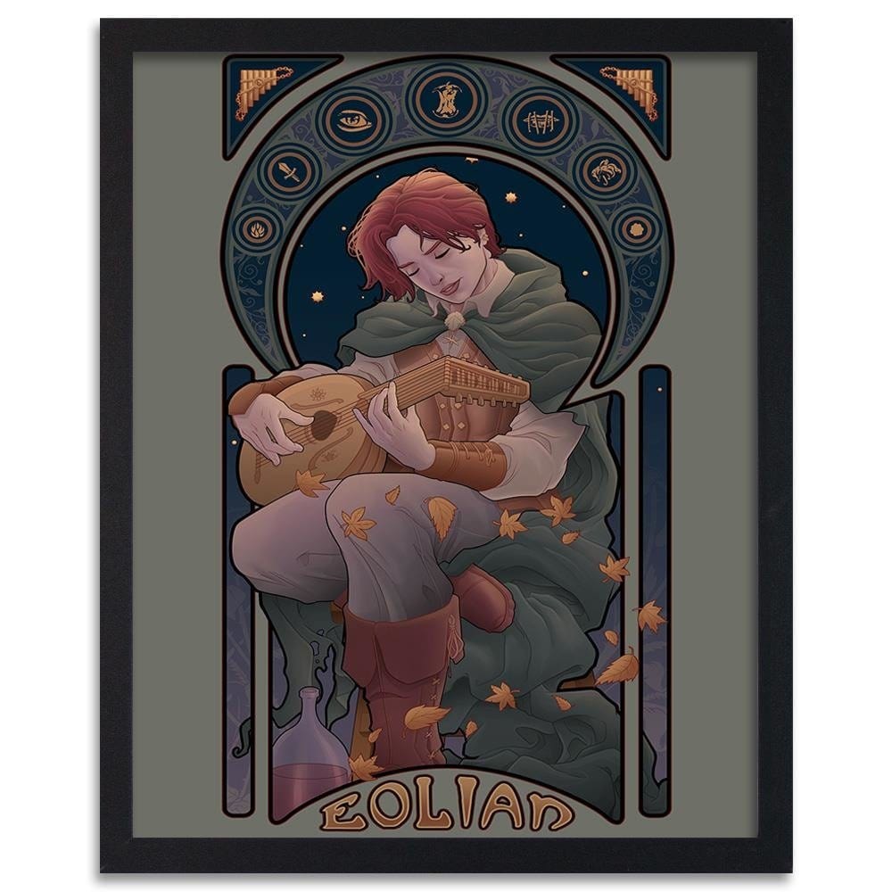 Glezna melnā rāmī - Young Musician Home Trends