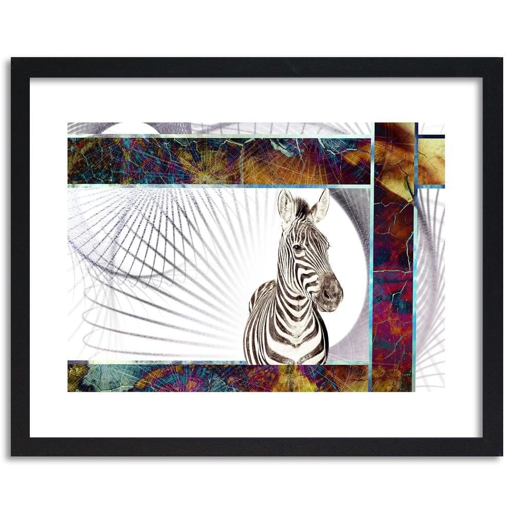 Glezna melnā rāmī - Zebra Home Trends