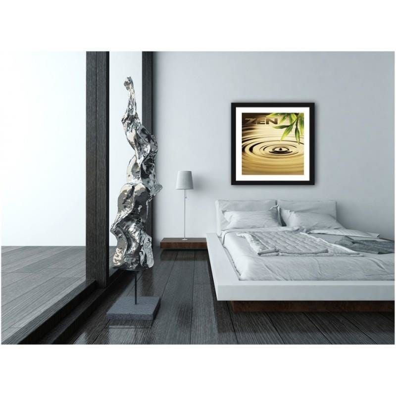 Glezna melnā rāmī - Zen - the element of water Home Trends