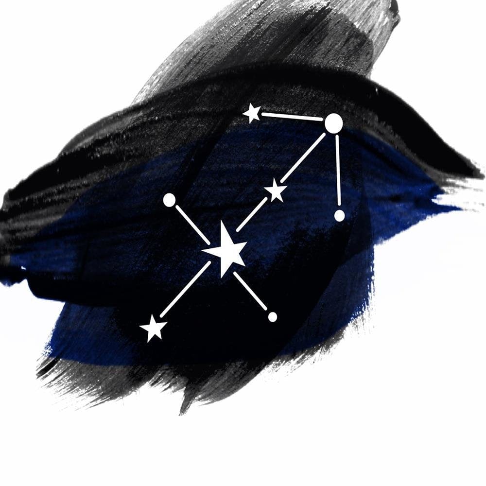 Glezna melnā rāmī - Zodiac Sign Sagittarius Home Trends