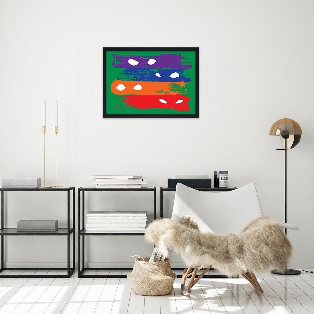 Glezna melnā rāmī - Zorro Artwork Home Trends