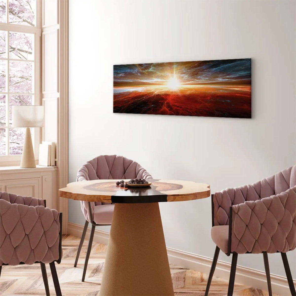 Glezna uz audekla - Kosmiskā rītausma: Enerģijas horizonts, 98026 Home Trends