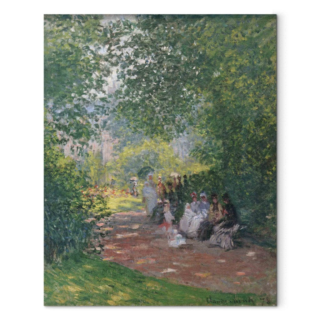 Gleznas reprodukcija - Claude Monet - Au Parc Monceau G-ART