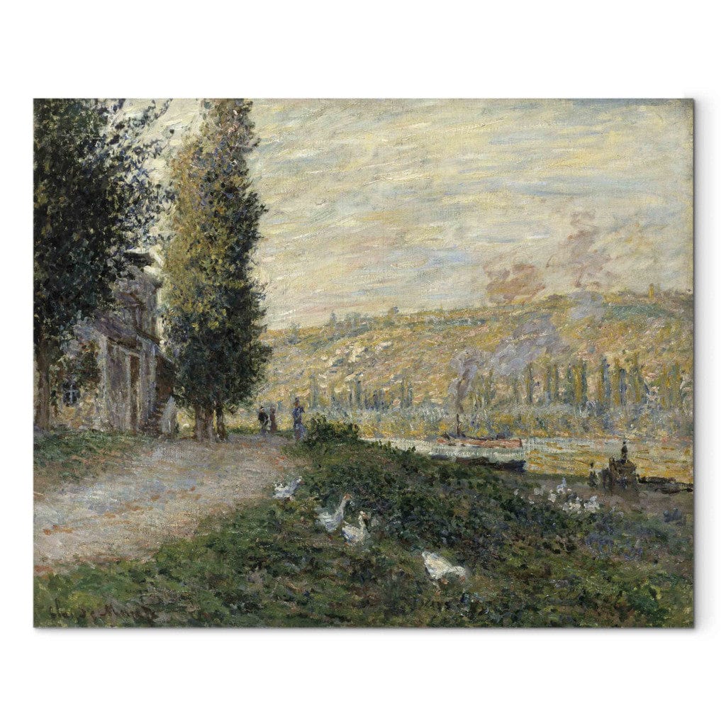 Gleznas reprodukcija - Claude Monet - Embankment of the Seine near Lavacourt G-ART