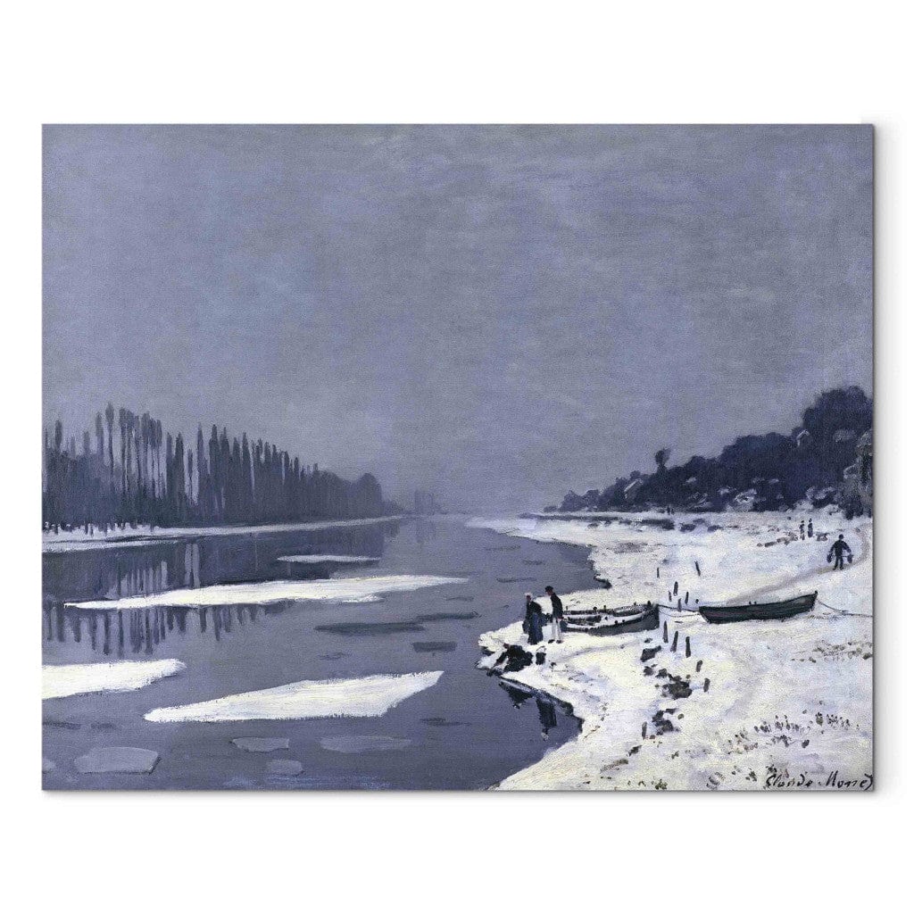 Gleznas reprodukcija - Claude Monet - Ice on the Seine at Bougival G-ART