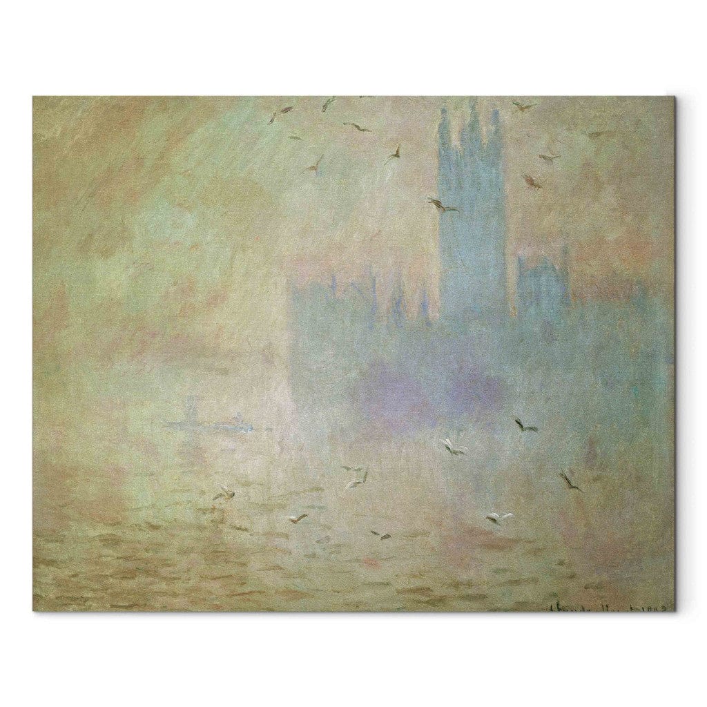 Gleznas reprodukcija - Claude Monet - Le Parlement, Les Mouettes G-ART
