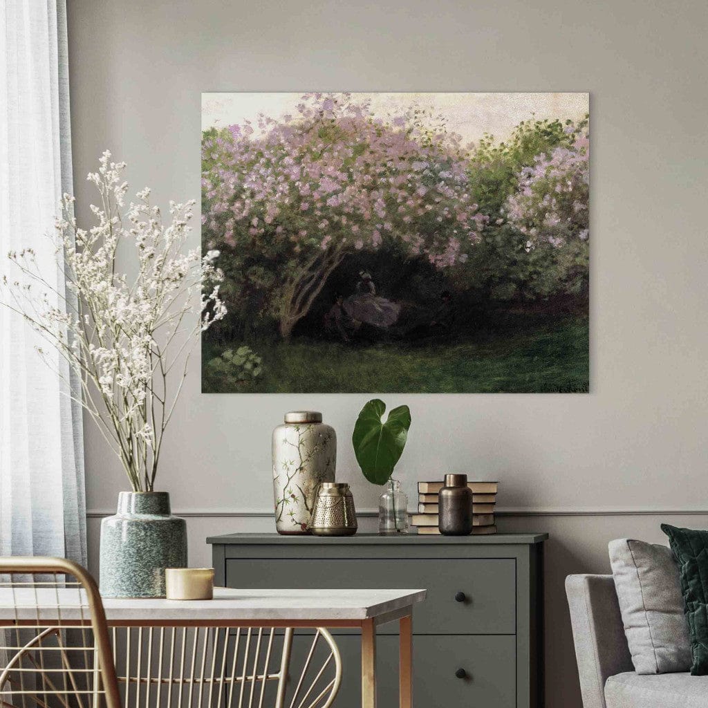 Gleznas reprodukcija - Claude Monet - Lilacs, Grey Weather G-ART