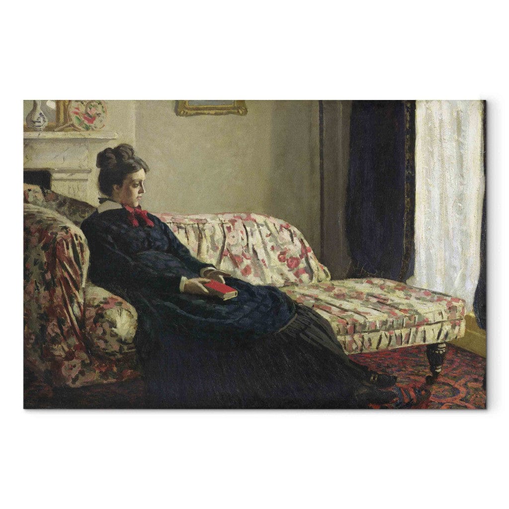 Gleznas reprodukcija - Claude Monet - Meditation, or Madame Monet on the Sofa G-ART