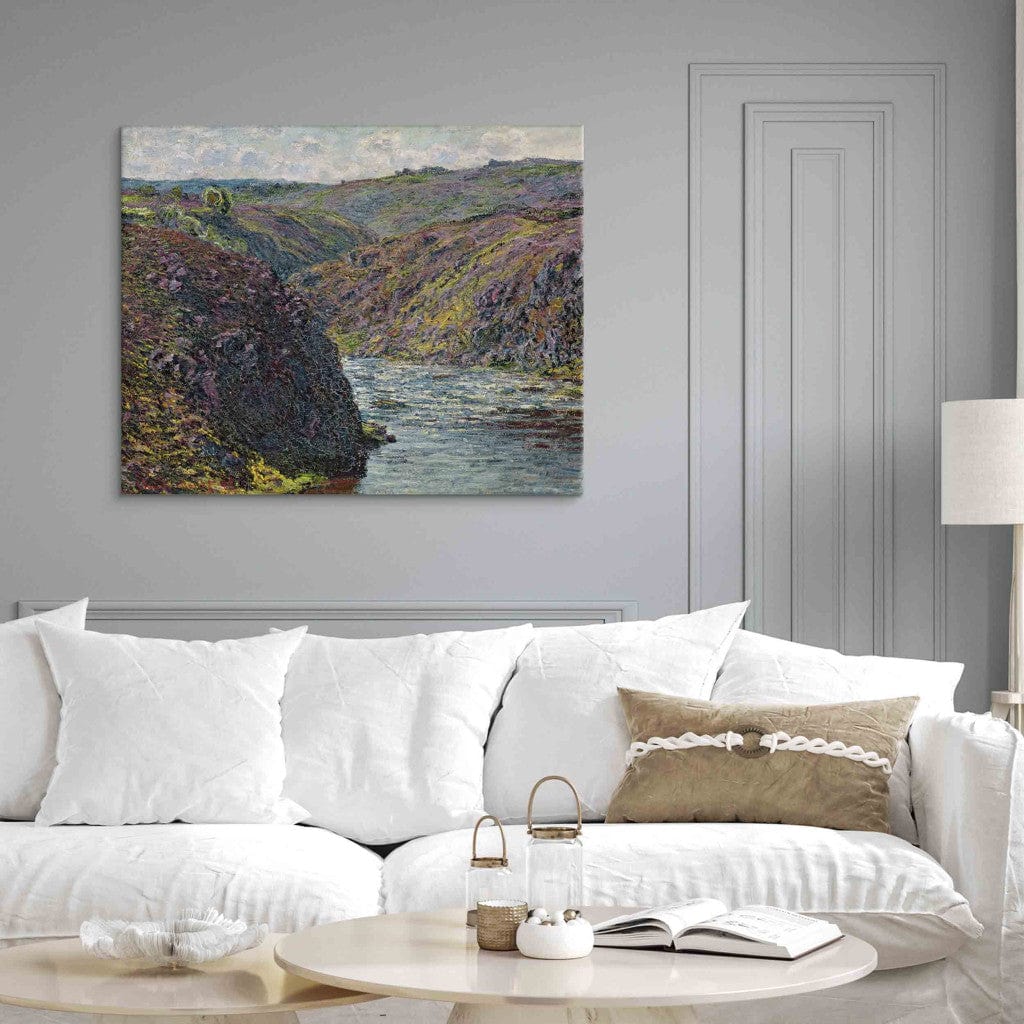 Gleznas reprodukcija - Claude Monet - Ravines of the Creuse at the End of the Day G-ART