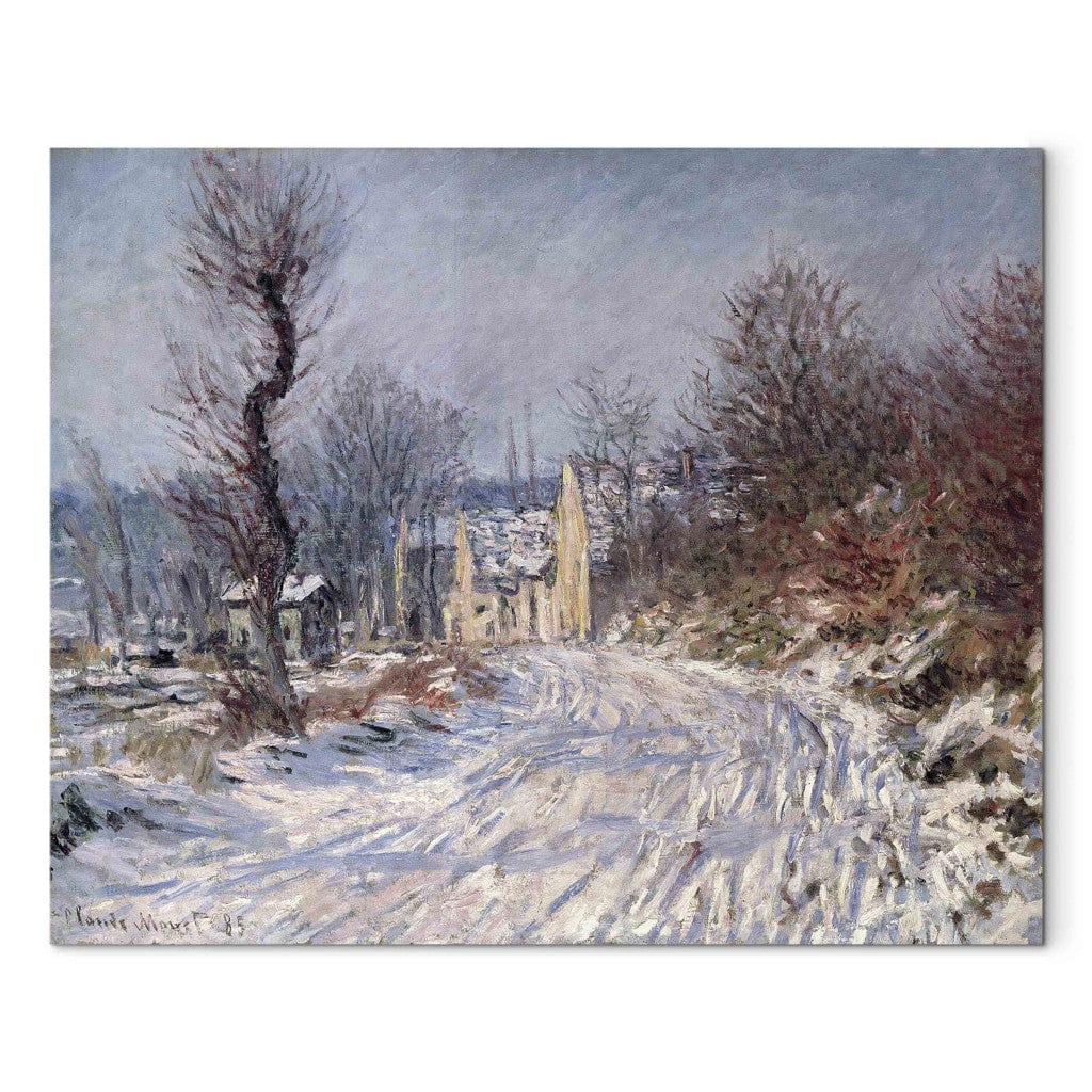 Gleznas reprodukcija - Claude Monet - The Road to Giverny, Winter G-ART