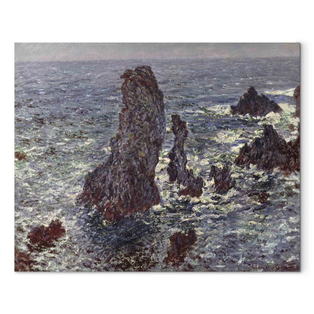 Gleznas reprodukcija - Claude Monet - The Rocks at Belle Ile G-ART