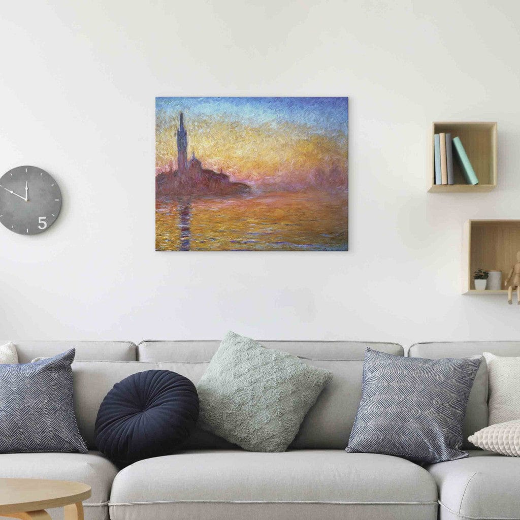 Gleznas reprodukcija - Claude Monet - Twilight, Venice G-ART
