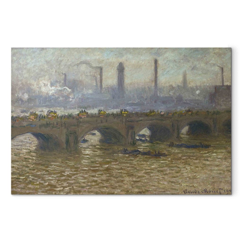 Gleznas reprodukcija - Claude Monet - Waterloo Bridge, temps gris G-ART
