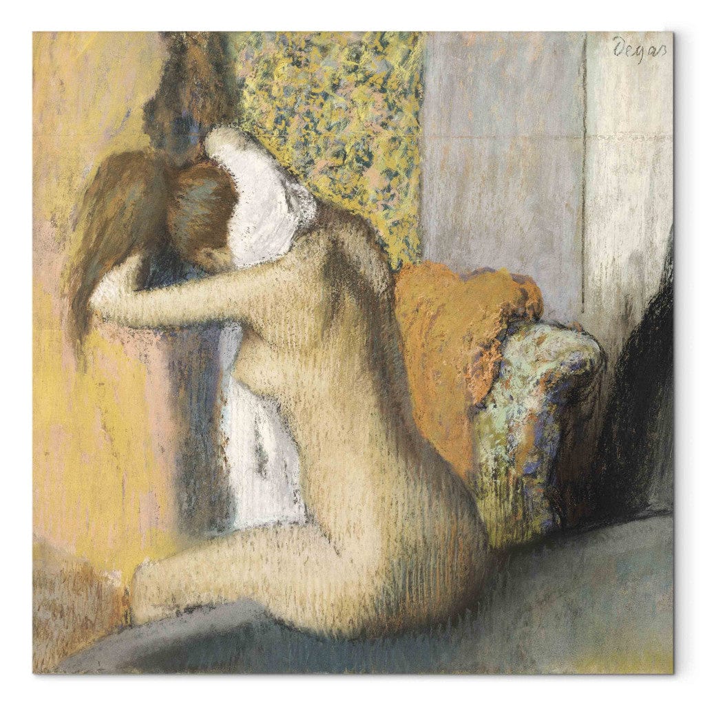 Gleznas reprodukcija - Edgar Degas - After the Bath, Woman Drying her Neck G-ART