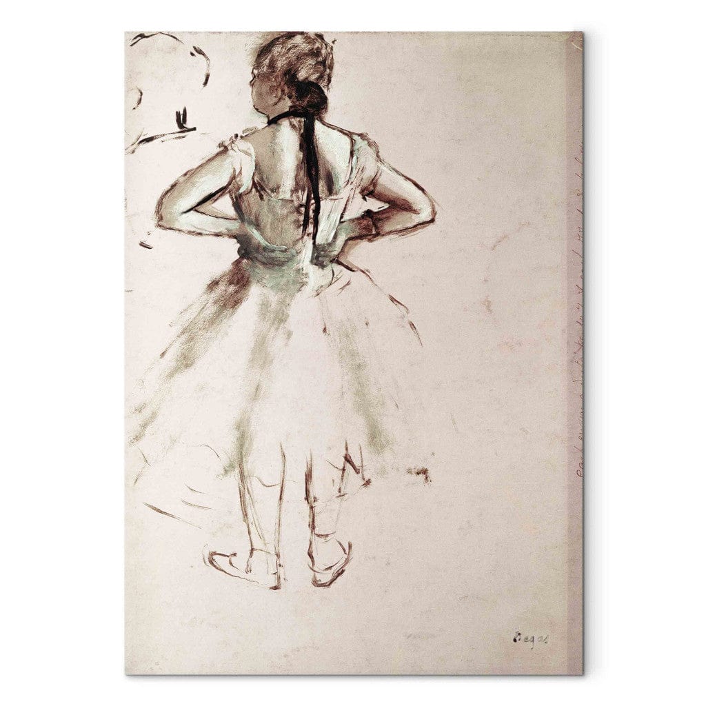 Gleznas reprodukcija - Edgar Degas - Dancer viewed from the back G-ART