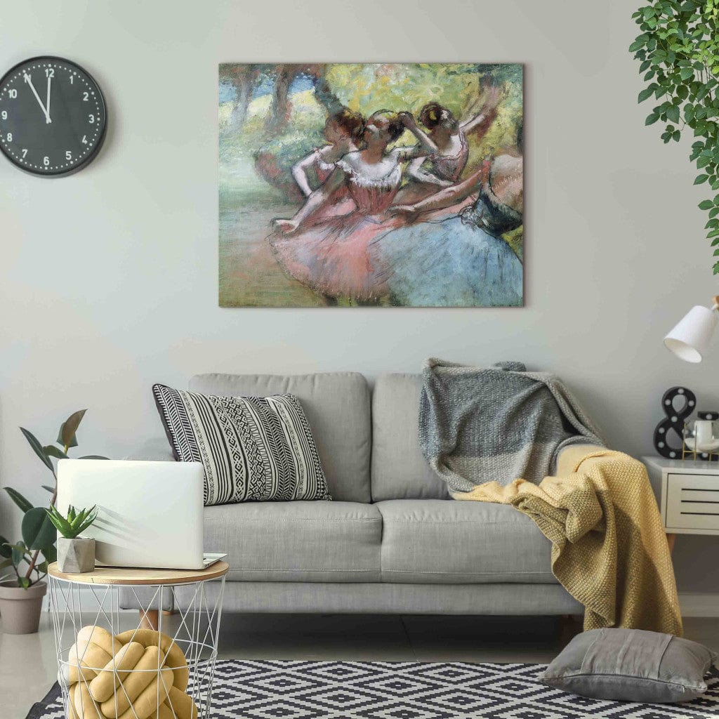 Gleznas reprodukcija - Edgar Degas - Four ballerinas on the stage G-ART
