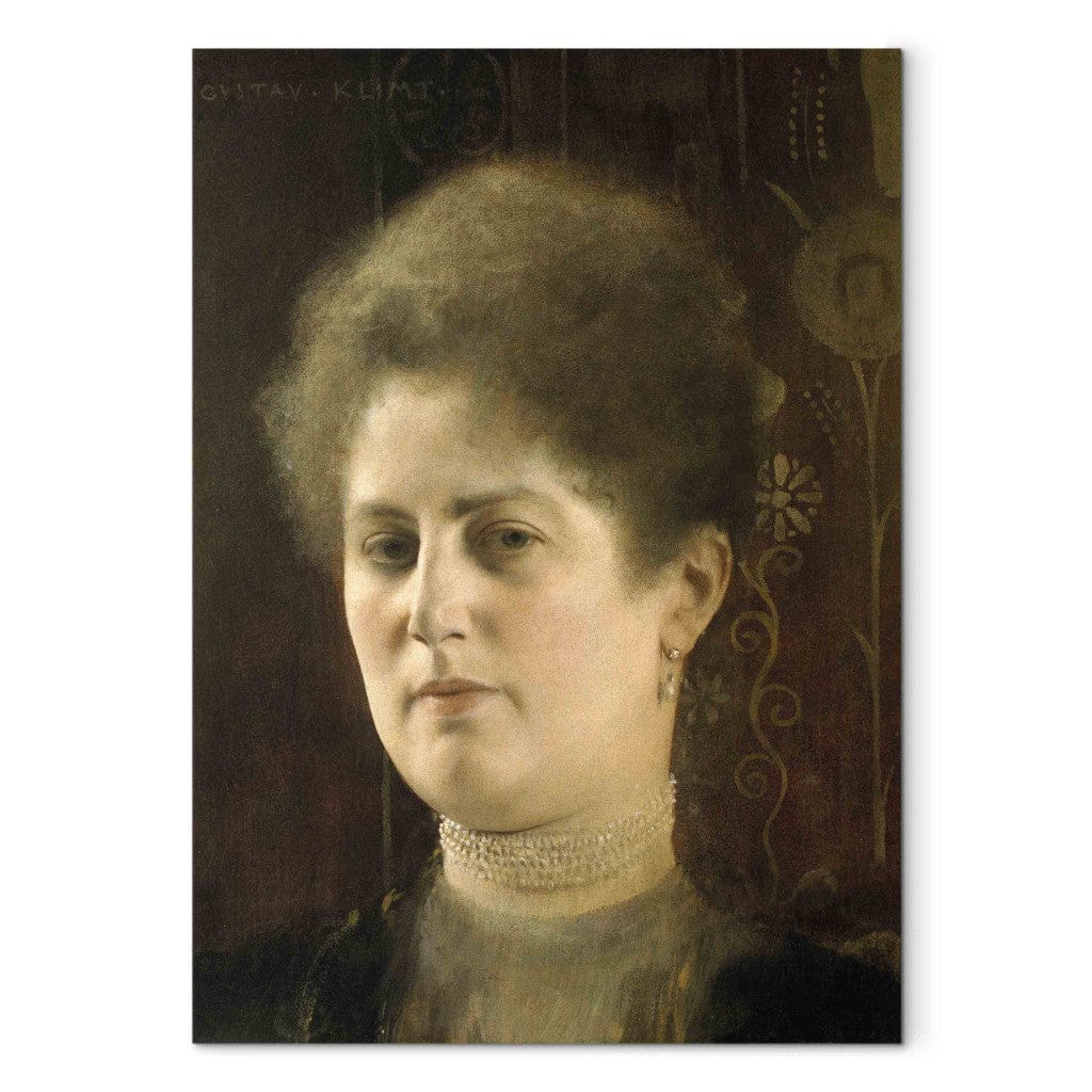 Gleznas reprodukcija - Gustav Klimt - Damenbildnis (Bildnis Frau Heymann?) G-ART