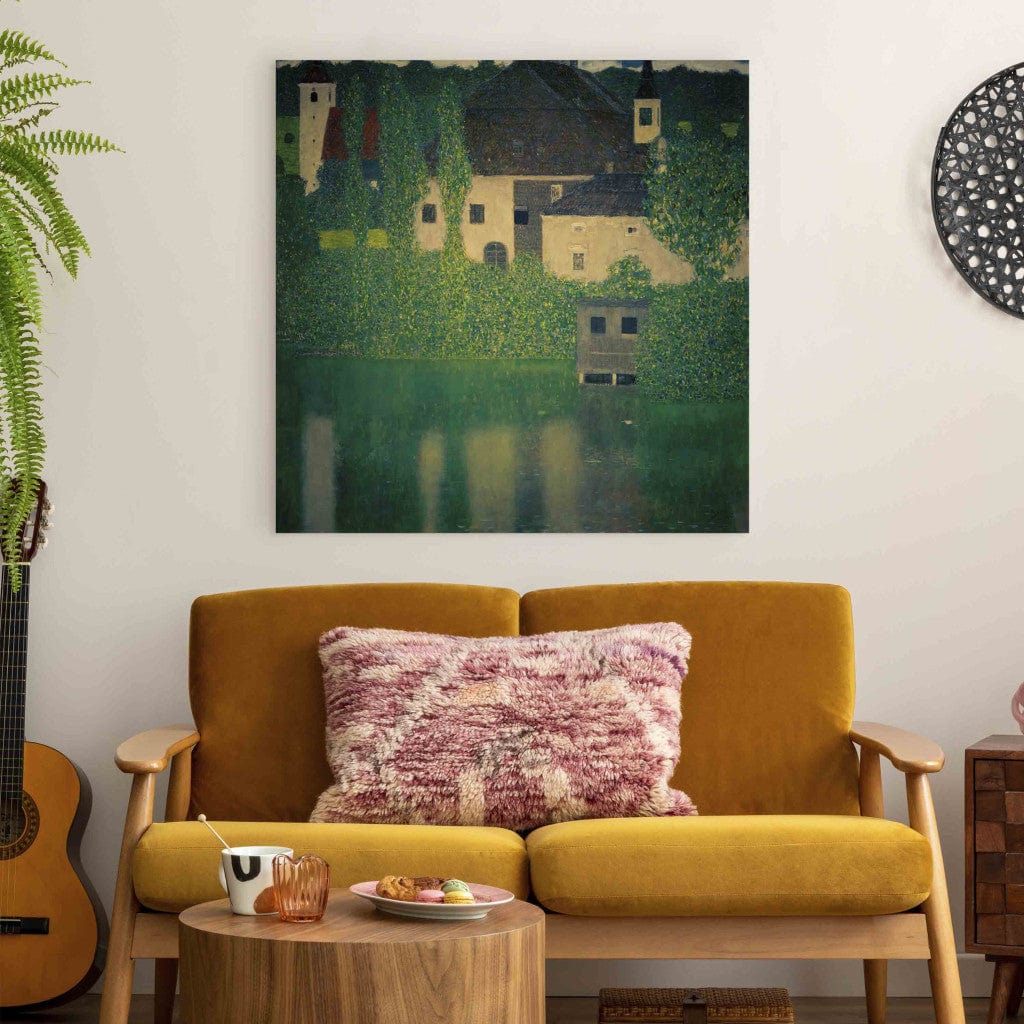 Gleznas reprodukcija - Gustav Klimt - G.Klimt, Schloa Kammer am Attersee I G-ART