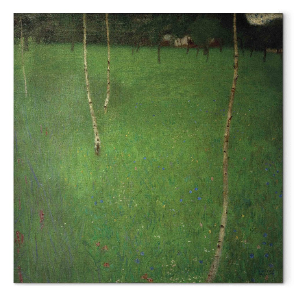 Gleznas reprodukcija - Gustav Klimt - Gustav Klimt, Bauernhaus mit Birken G-ART