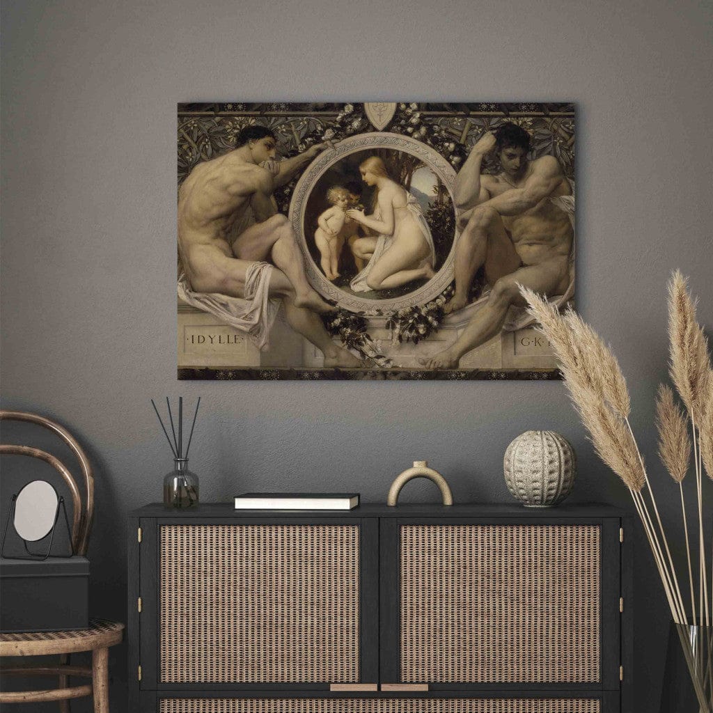 Gleznas reprodukcija - Gustav Klimt - Idyll G-ART