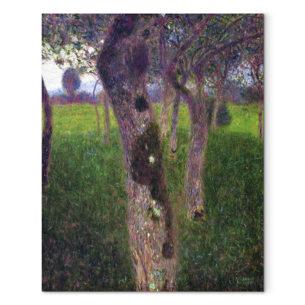 Gleznas reprodukcija - Gustav Klimt - Obstgarten am Abend (Obstgarten. Abend) G-ART