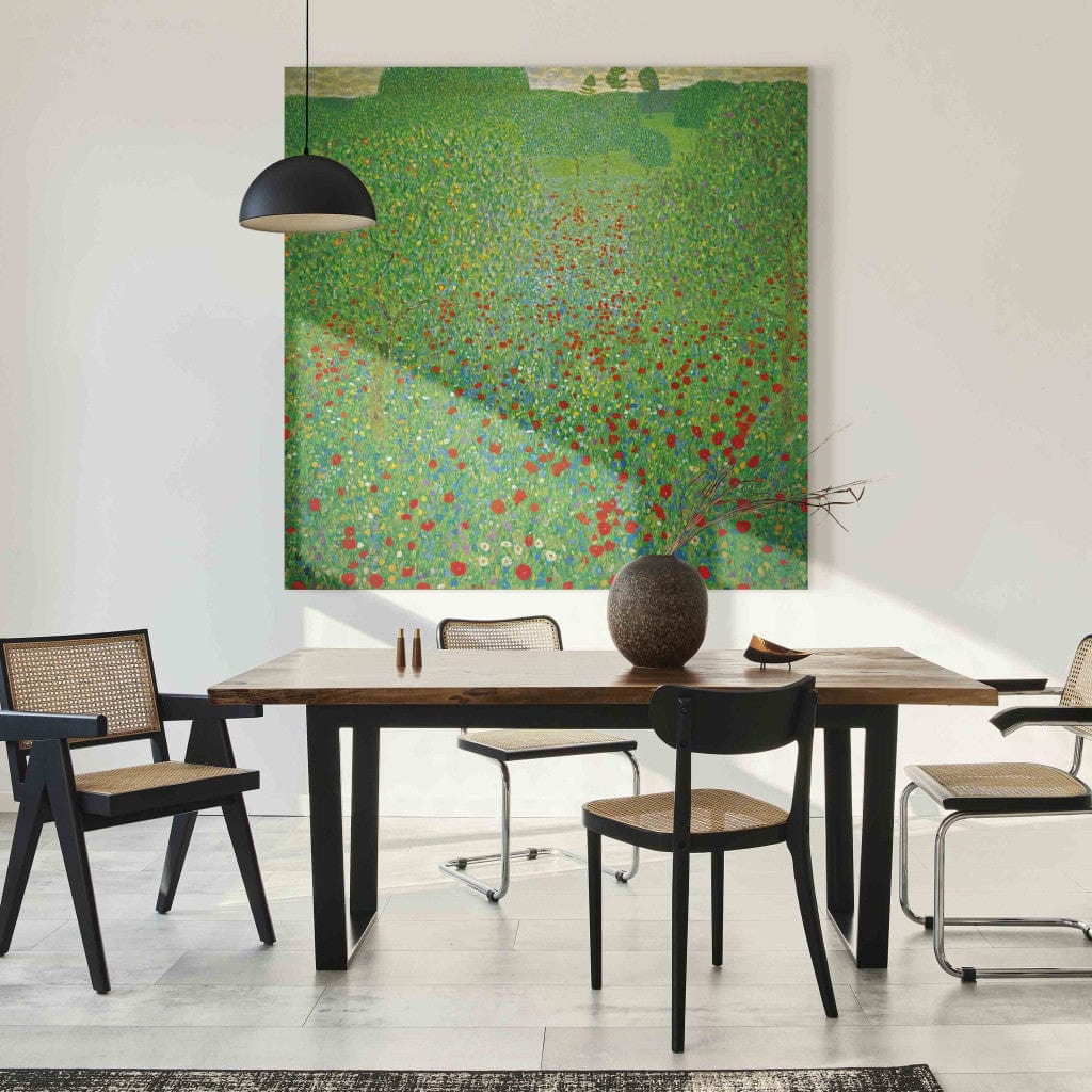 Gleznas reprodukcija - Gustav Klimt - Poppy Field G-ART