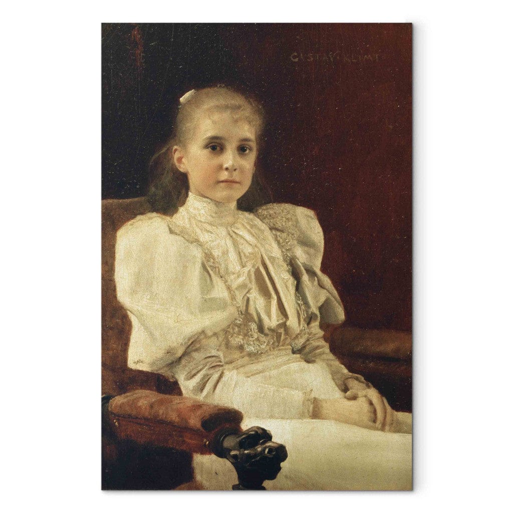 Gleznas reprodukcija - Gustav Klimt - Sitzendes junges Mädchen G-ART
