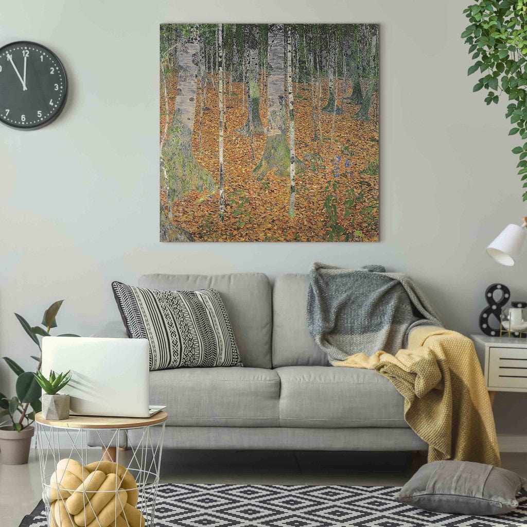 Gleznas reprodukcija - Gustav Klimt - The Birch Wood G-ART