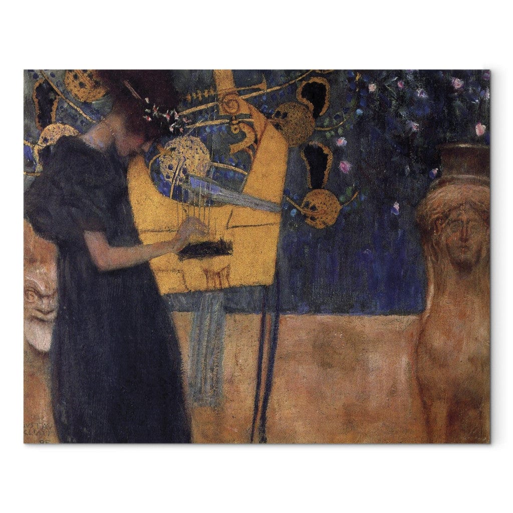 Gleznas reprodukcija - Gustav Klimt - The Music G-ART