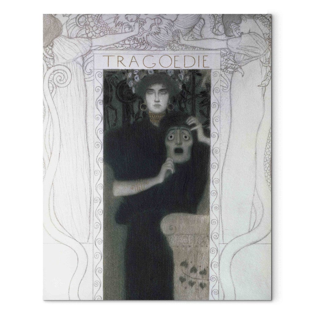Gleznas reprodukcija - Gustav Klimt - Tragedy G-ART