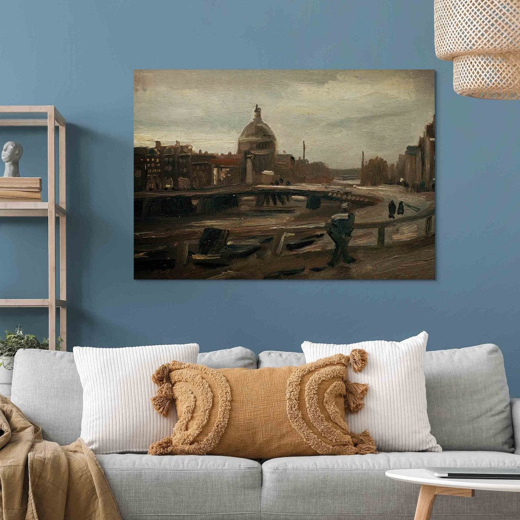 Gleznas reprodukcija - Vincent van Gogh - De Singel in Amsterdam G-ART