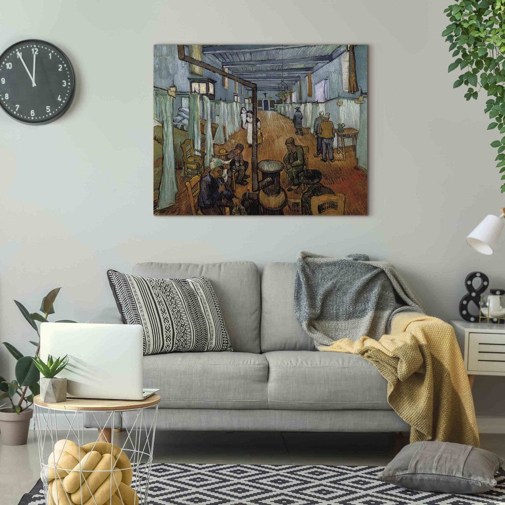 Gleznas reprodukcija - Vincent van Gogh - Dormitory at the Hospital in Arles G-ART