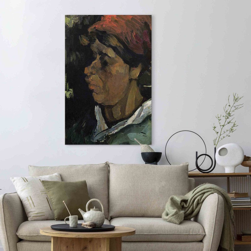 Gleznas reprodukcija - Vincent van Gogh - Head of a Dutch Peasant G-ART