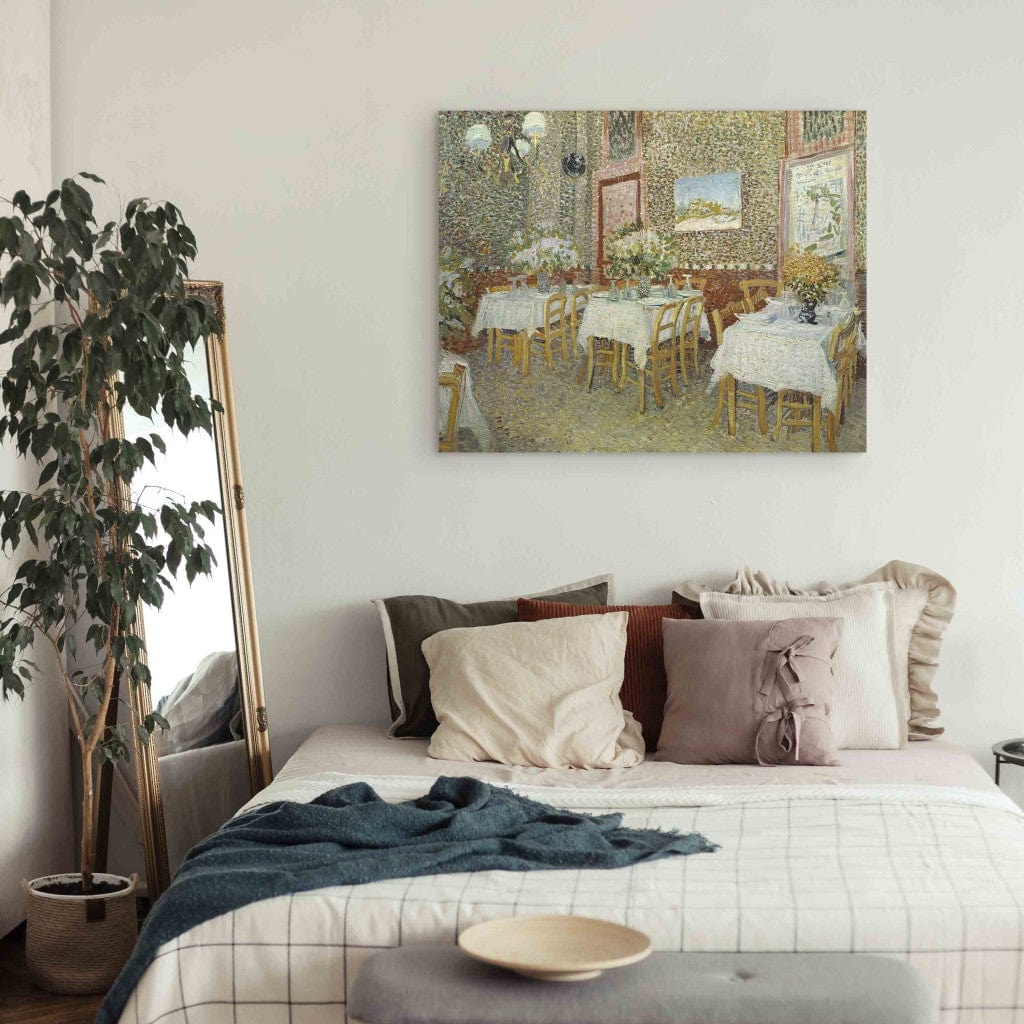 Gleznas reprodukcija - Vincent van Gogh - Interior of a Restaurant G-ART