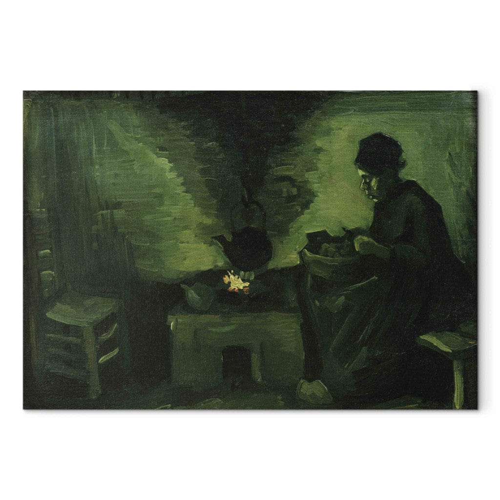 Gleznas reprodukcija - Vincent van Gogh - Peasant Woman by the Hearth G-ART