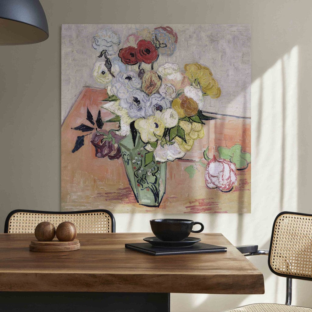 Gleznas reprodukcija - Vincent van Gogh - Roses and Anemones G-ART