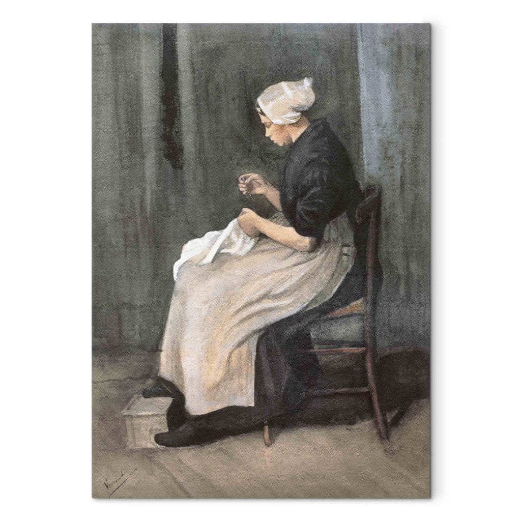 Gleznas reprodukcija - Vincent van Gogh - Seamstress from Scheveningen G-ART
