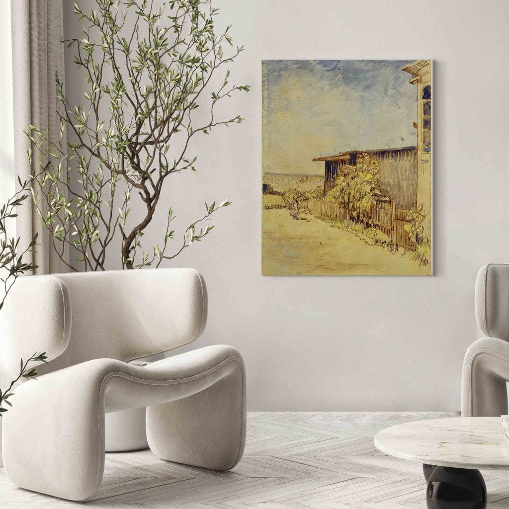 Gleznas reprodukcija - Vincent van Gogh - Shed with Sunflowers G-ART