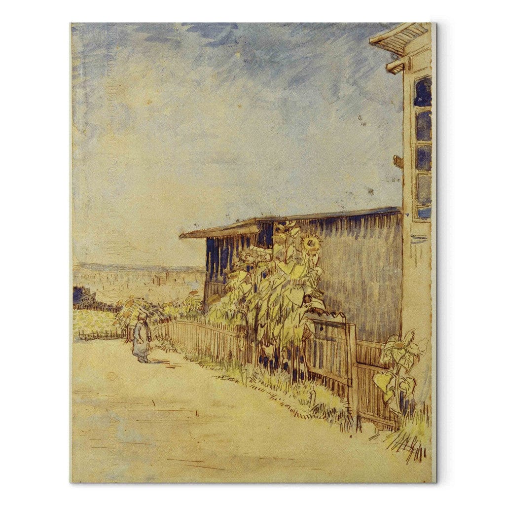 Gleznas reprodukcija - Vincent van Gogh - Shed with Sunflowers G-ART