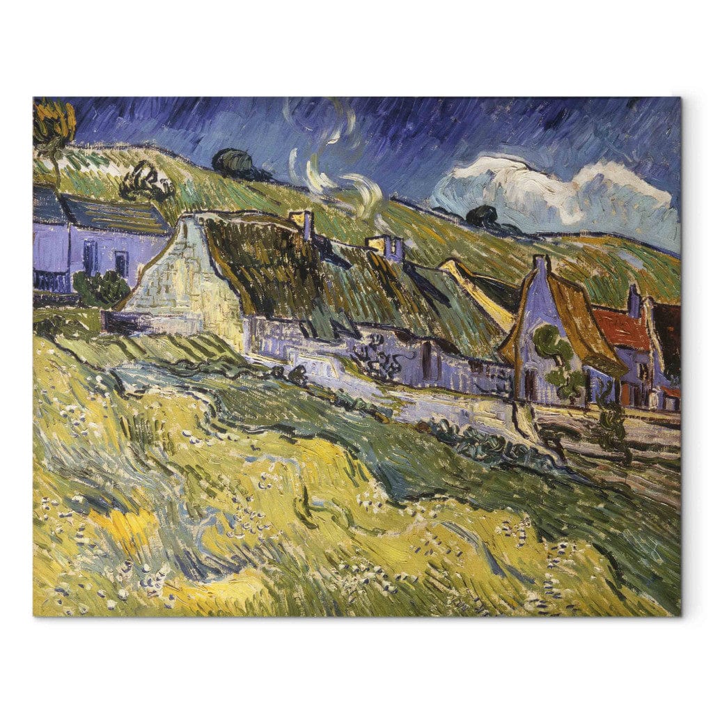 Gleznas reprodukcija - Vincent van Gogh - Thatched Cottages G-ART