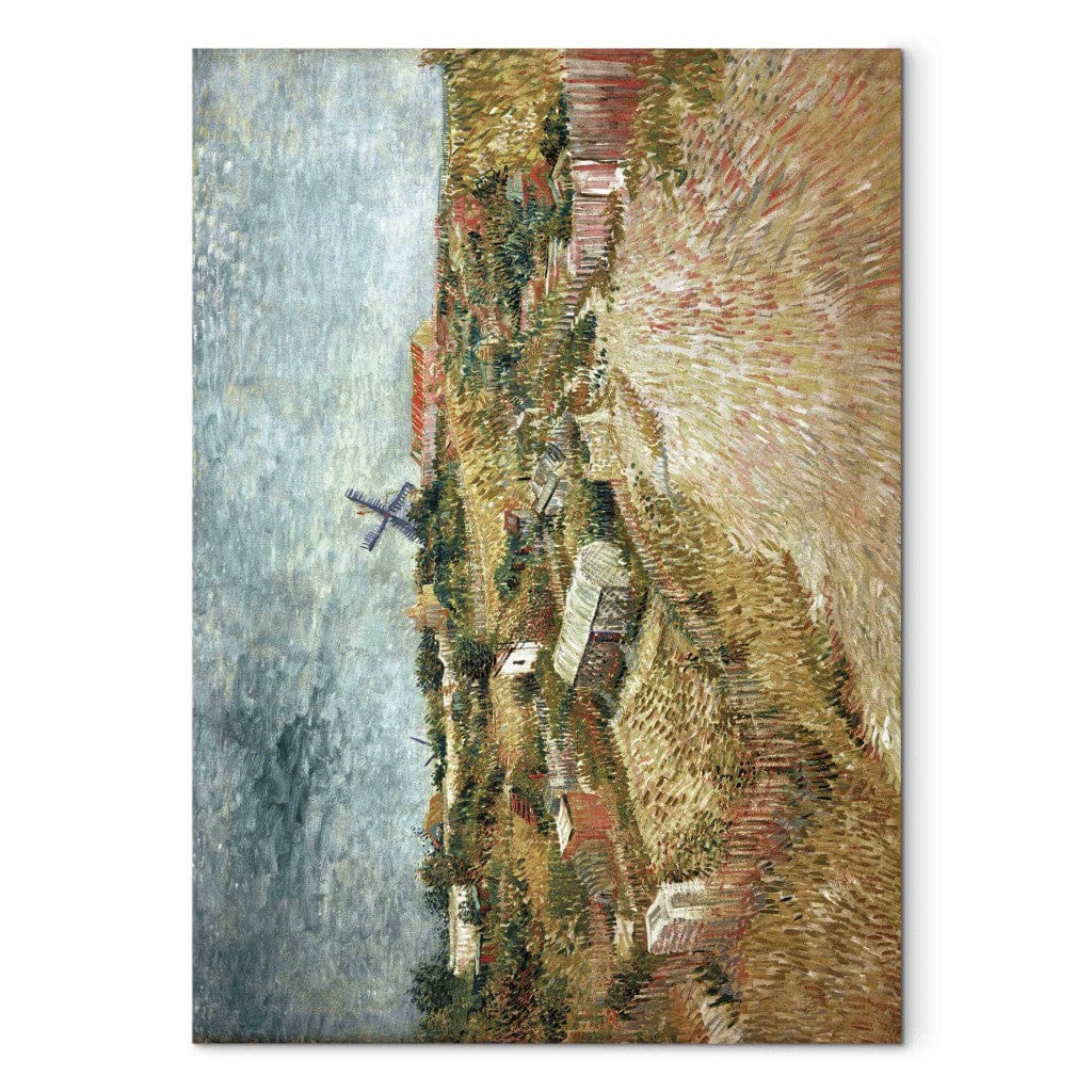 Gleznas reprodukcija - Vincent van Gogh - Vegetable Gardens at La Butte Montmarte G-ART