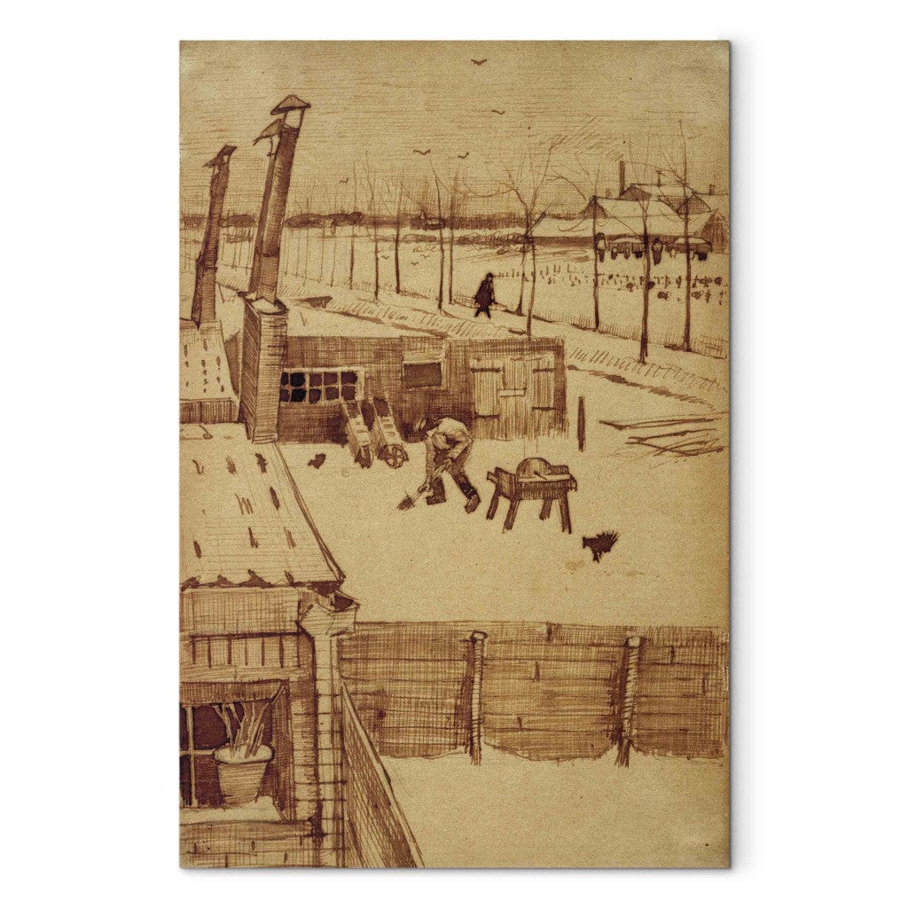 Gleznas reprodukcija - Vincent van Gogh - View from the Artist's Studio in The Hague G-ART