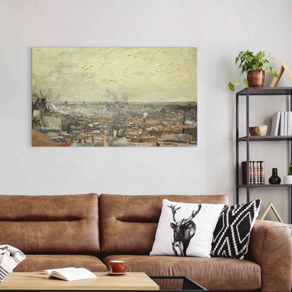 Gleznas reprodukcija - Vincent van Gogh - Vue sur Montmartre G-ART