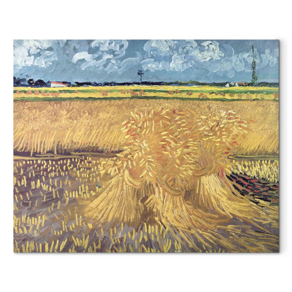 Gleznas reprodukcija - Vincent van Gogh - Wheatfield with Sheaves G-ART