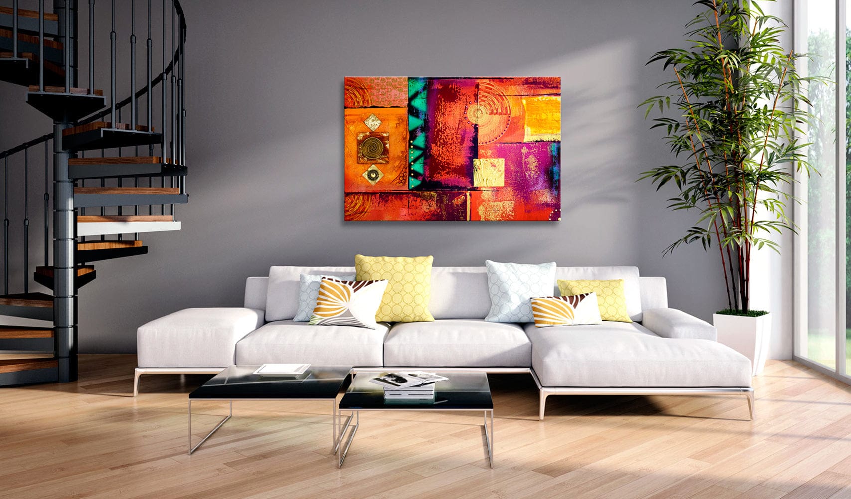 Glezna - Abstract Chaos Home Trends