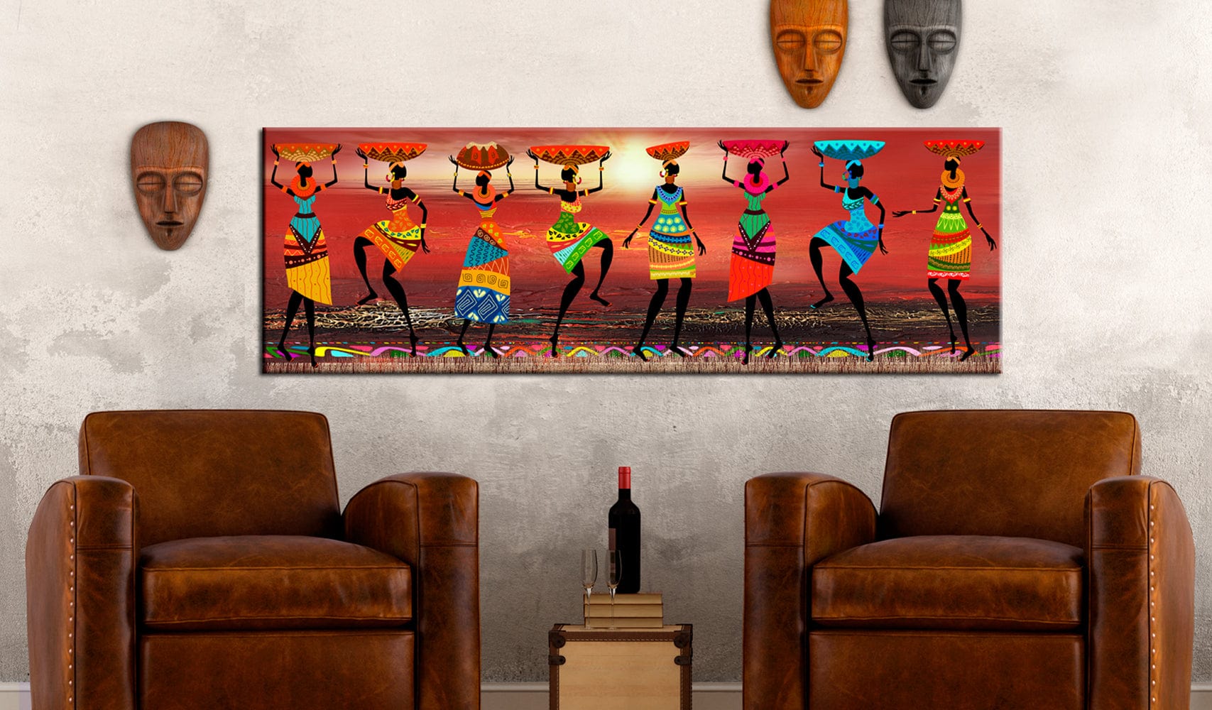 Glezna - African Women Dancing Home Trends